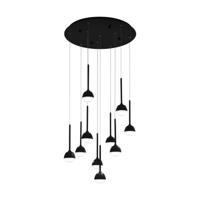 Stars of Light 10-lichts hanglampNucetto zwart rond - 39714