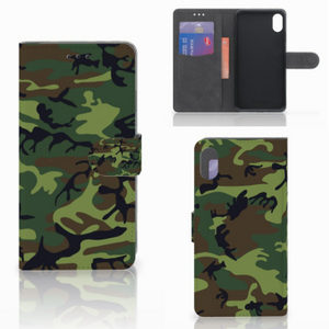 Apple iPhone Xs Max Telefoon Hoesje Army Dark