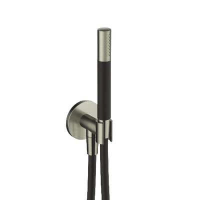 Hotbath Cobber Staaf Handdouche met douche aansluiting en opsteek Geborsteld Nikkel M440 Hotbath Cobber Staaf Handdouche met douche aansluiting en opsteek Geborsteld Nikkel M440