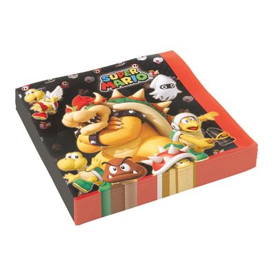 Super Mario servetten, 20st.