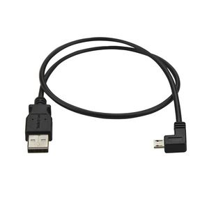 StarTech.com Micro-USB Oplaad en sync kabel M/M linksgehoekte Micro-USB 24 AWG 0.5 m