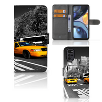 Motorola Moto G22 Flip Cover New York Taxi - thumbnail