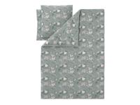 LIVARNO Satijnen dekbedovertrek 240 x 220 cm (Groen)