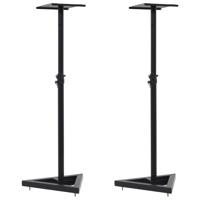 Monitorspeakerstandaards 2 st staal zwart - thumbnail