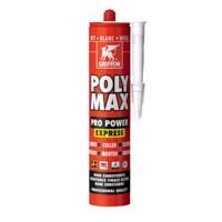 Griffon Poly Max® Montagelijm Pro Power Express Wit Koker 435g - 6306289