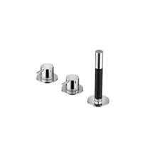 Hotbath Cobber Badrandcombinatie met 2 functies omstel en handdouche Geborsteld koper PVD CB075BCP