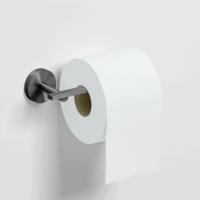 Toiletrolhouder Clou Flat L Vorm Zonder Klep Gunmetal Geborsteld PVD Clou
