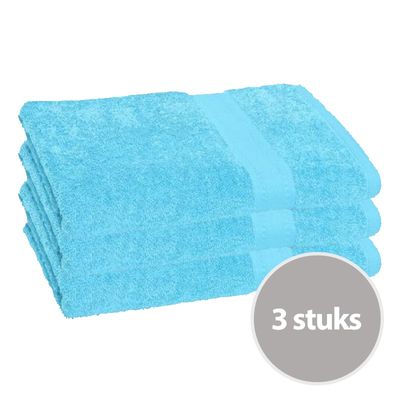 Clarysse Voordeelpakket Talis Badlaken 70x140 cm 500gram Aqua 3 stuks