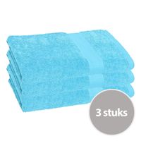 Clarysse Voordeelpakket Talis Badlaken 70x140 cm 500gram Aqua 3 stuks - thumbnail