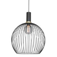 Steinhauer DraadlampAureole 42cm zwart met goud - 3068ZW
