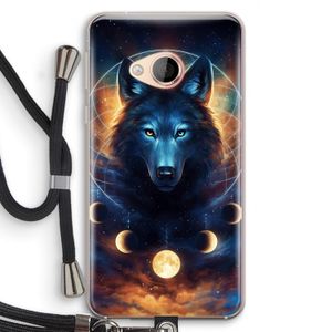 Wolf Dreamcatcher: HTC U Play Transparant Hoesje met koord