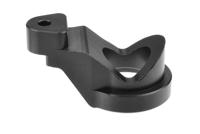 Team Corally - Servo Saver Steering Arm - 7075 T6 - Hard Anodised - Black - 1 pc - thumbnail