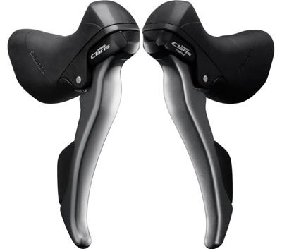 Shimano versteller-/remhendelset 3 x 8 speed claris st-r2000 grijs/zwart