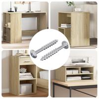 VidaXL Bout 2 pcs zilver 9,8 x 35 mm ijzer