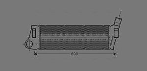 Intercooler, inlaatluchtkoeler RTA4316