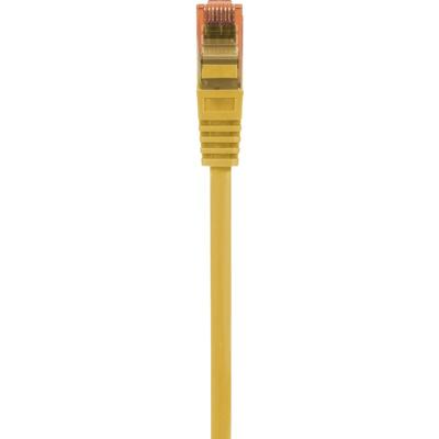 Renkforce RF-5370038 RJ45 Netwerkkabel, patchkabel CAT 6 U/UTP 10.00 m Geel Snagless, Halogeenvrij 1 stuk(s)