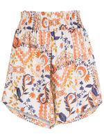 Lygia & Nanny short Camelia à imprimés multiples - Tons neutres