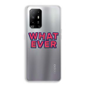 Whatever: Oppo A95 5G Transparant Hoesje