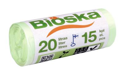 Bioska Afvalzakken 20 liter