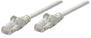 Intellinet 736992 RJ45 Netwerkkabel, patchkabel CAT 6A S/FTP 0.25 m Grijs Afgeschermd (enkel), Afscherming totaal, Halogeenvrij 1 stuk(s)