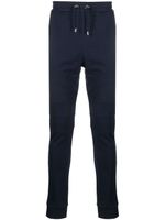 Balmain pantalon de jogging nervuré à lien de resserrage - Bleu