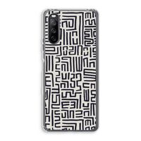Moroccan Print: Sony Xperia 10 III Transparant Hoesje Moroccan Print: Sony Xperia 10 III Transparant Hoesje