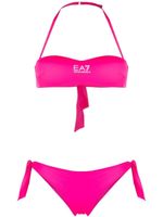 Ea7 Emporio Armani bikini à logo imprimé - Rose