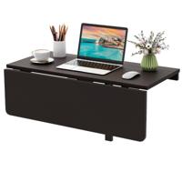 Wandgemonteerde Klaptafel Inklapbare Wandtafel van Grenenhout Ruimtebesparende Wandklaptafel voor Keuken Bruin