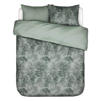 Essenza Aurelie Dekbedovertrek - Lits-jumeaux (260x200/220 Cm + 2 Slopen) - Katoen Satijn - Sage Green - thumbnail