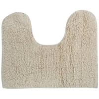 MSV WC|Badkamerkleed|badmat voor op de vloer - creme wit - 45 x 35 cm