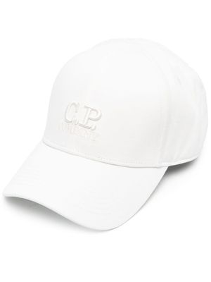 C.P. Company casquette à logo brodé - Blanc