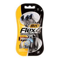 BIC Flex 4 comfort mesjes blister 3 Stuks