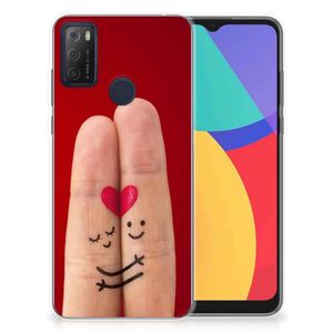 Alcatel 1S (2021) Silicone Back Cover Liefde - Origineel Romantisch Cadeau