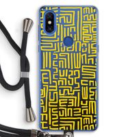 Majorelle Blue Print: Xiaomi Mi Mix 3 Transparant Hoesje met koord