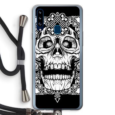 Seek & Destroy: Samsung Galaxy A20s Transparant Hoesje met koord