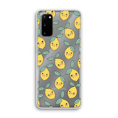 Citroenen: Samsung Galaxy S20 Transparant Hoesje