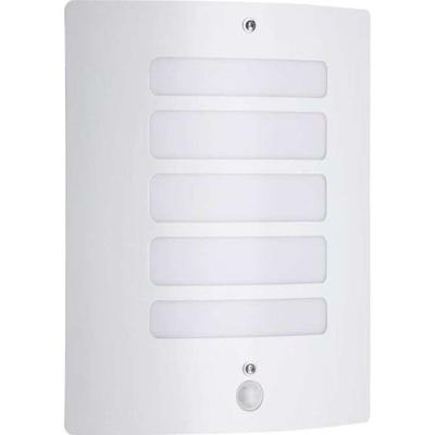 TODD-Wandlamp buiten met detector H29cm Briljantwit