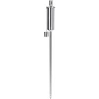 Tuinfakkel - 115 cm - RVS zilver - glasvezel lont - op lampenolie - oliefakkel Tuinfakkel - 115 cm - RVS zilver - glasvezel lont - op lampenolie - oliefakkel