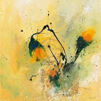Kunstdruk Isolde Folger - Blüten II 70x70cm