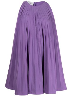 Valentino Garavani robe courte à design sans manches - Violet