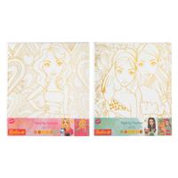 Besties canvas schilderen op nummer, 30x30cm