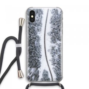 Snøfall: iPhone XS Max Transparant Hoesje met koord