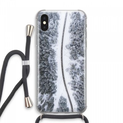 Snøfall: iPhone XS Max Transparant Hoesje met koord