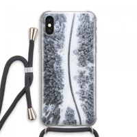 Snøfall: iPhone XS Max Transparant Hoesje met koord