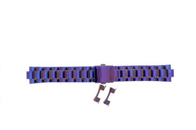 Horlogeband Guess GW0483L5 / SOL Staal Violet 20mm