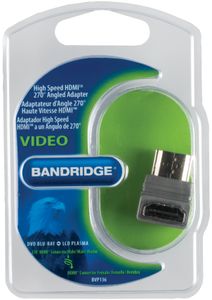 Bandridge High Speed HDMI met Ethernet Adapter 270° Gehoekt HDMI-Connector | 1 stuks - BVP136 BVP136