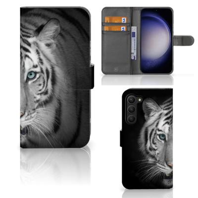 Samsung Galaxy S23 Plus | Telefoonhoesje | Met pasjeshouder | Tijger
