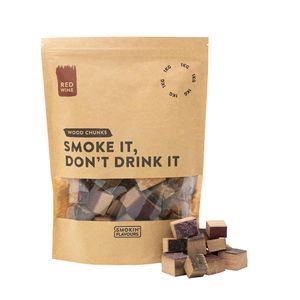 Smokin' Flavours rookchunks rode wijnvaten 1kg