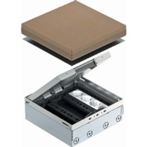 UDHOME9 2V MT V  - Installation box for underfloor duct UDHOME9 2V MT V