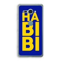 Habibi Blue: Sony Xperia XZ2 Compact Transparant Hoesje